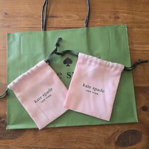 Kate Spade Pink Drawstring Bags